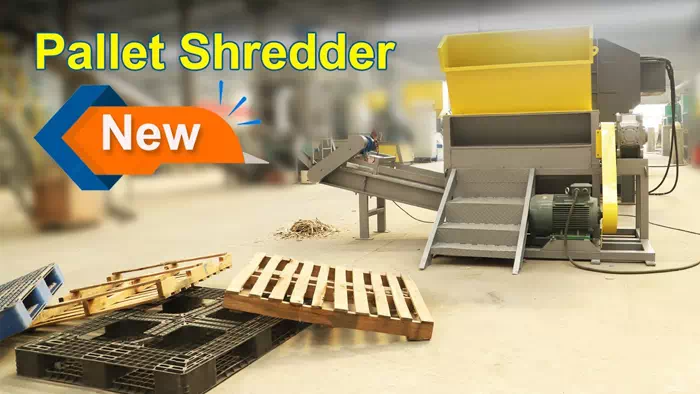 Wooden Pallet Shredder and Recycling Machine