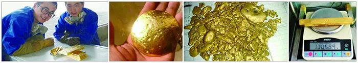 Gold Deplating System Final products