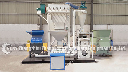 Dry type copper wire recycling machines