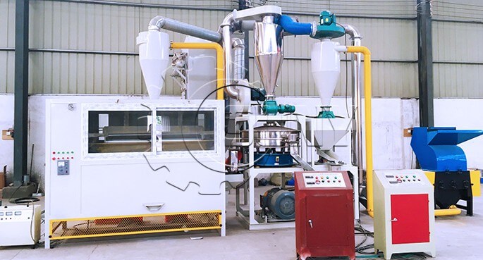 aluminum plastic recycling machine