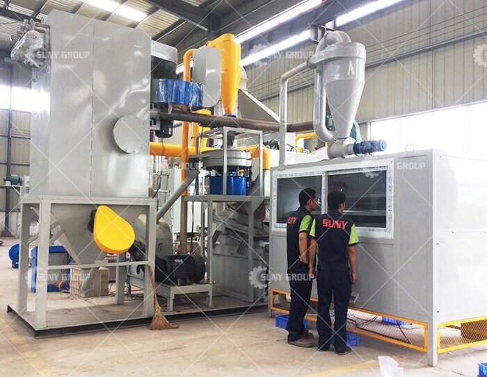 waste crushing and disposal production line