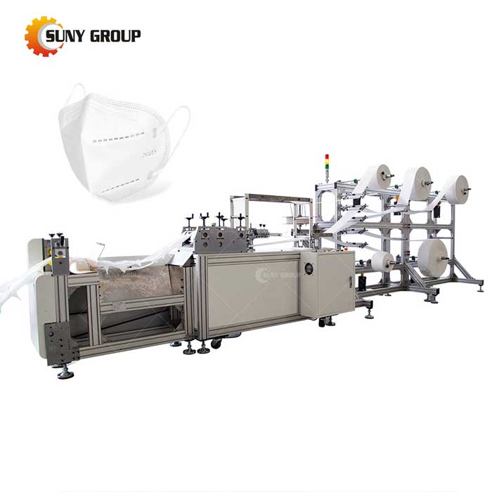 Features and advantages of semi-automatic N95 mask machine