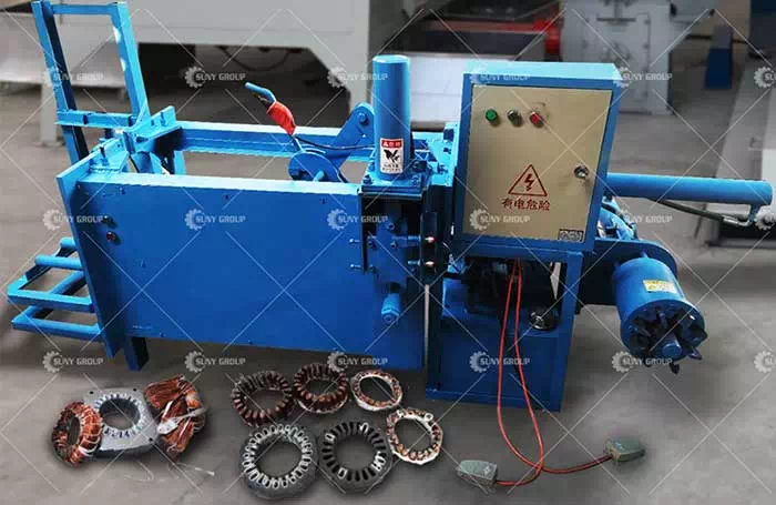 Electric Motor Scrap Processing Copper Motor Recycling Machine