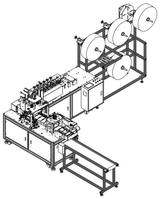 Fully automatic Face Mask Making Machine