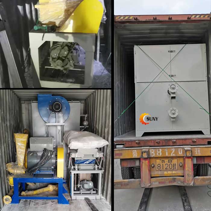 ACP&PCB recycling machine shipping to Australia