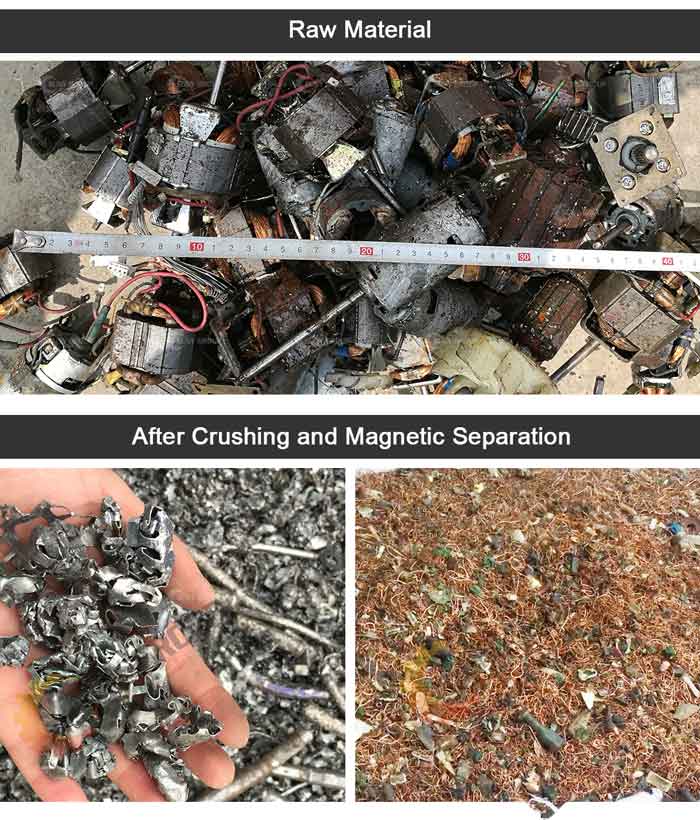 Motor Stator Scrap Recycling Machine