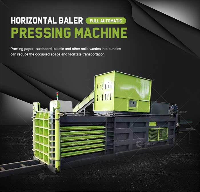 Plastic Paper Baler Press Machine