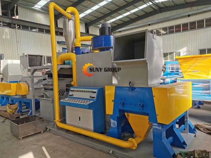 Customers copper wire recycling machine delivery