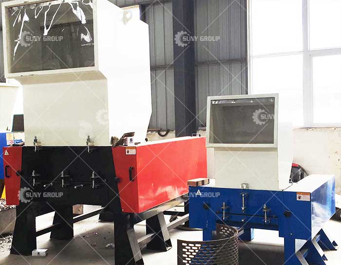 Plastic shredder crushing machine