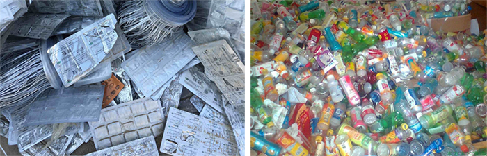 Plastic shredder crushing machine