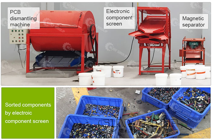 PCB Scrap Separating and Recycle Machine